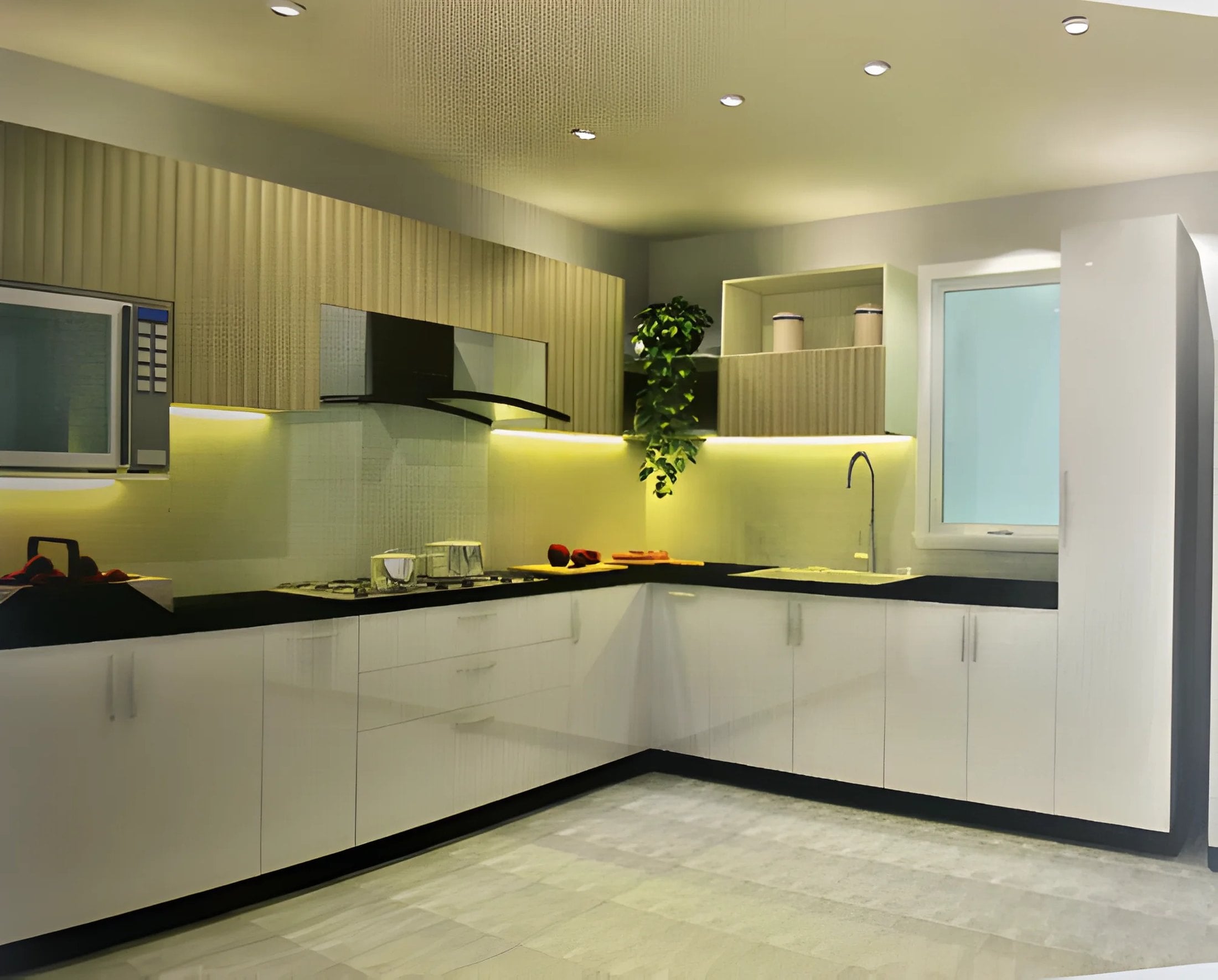 Modular kitchen woodwork by Shree Balaji Industries